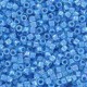 Toho Treasure beads 11/0 Inside-Color Rainbow Crystal/Opaque Aqua-Lined TT-01-781